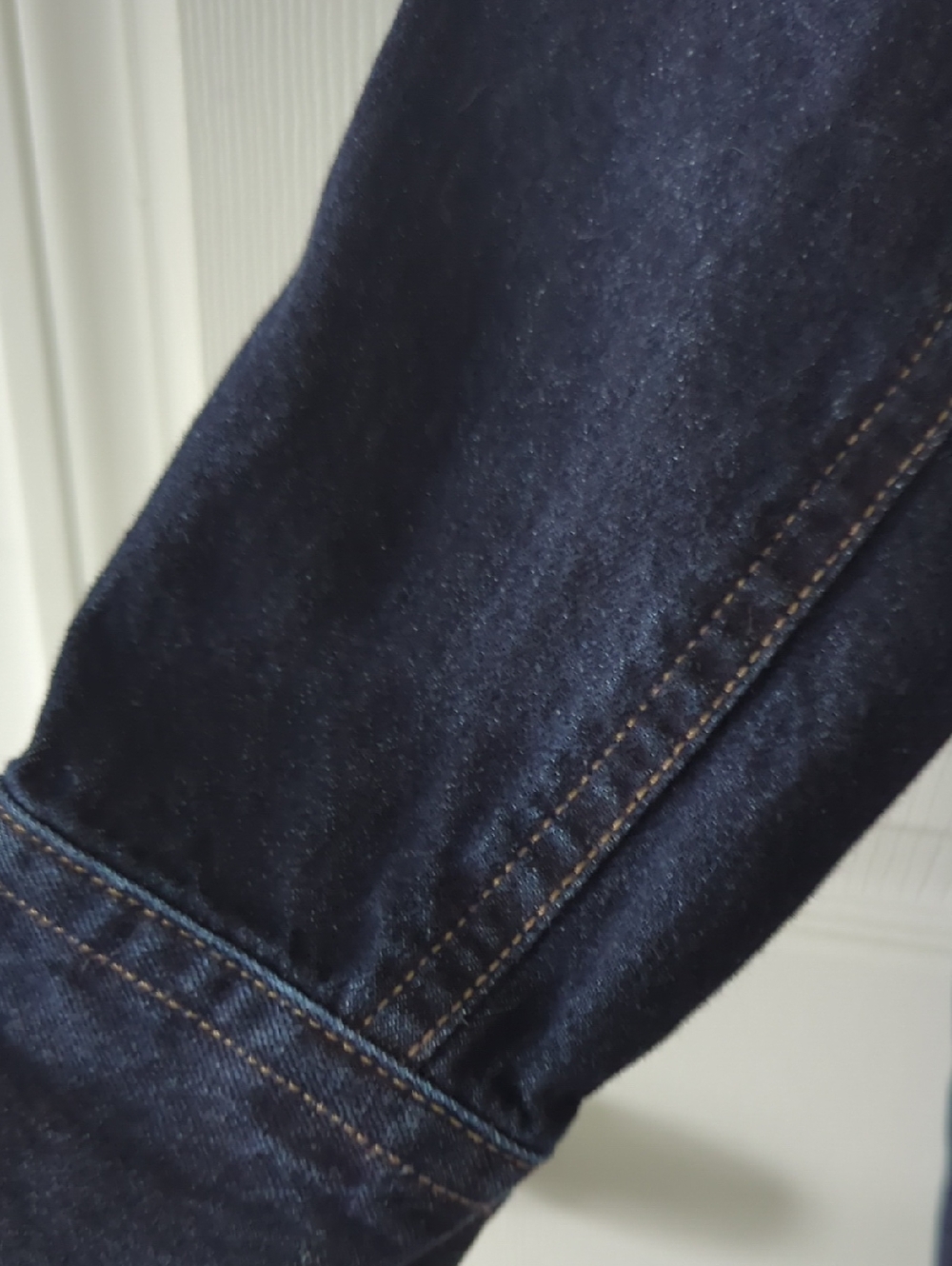 Old Navy Women's Dark Blue Denim Coat - Picture 7 of 10
